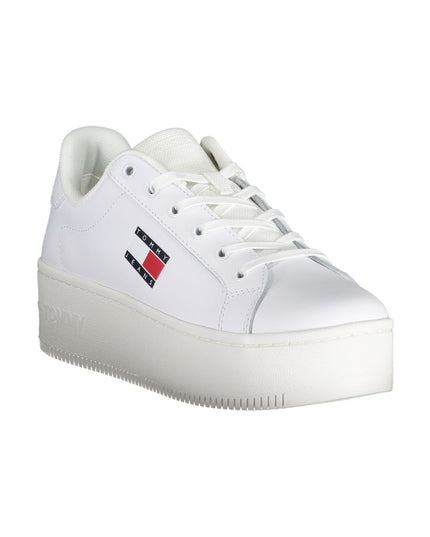Tommy Hilfiger White Polyester Sneaker
