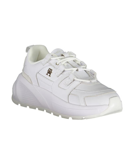 Tommy Hilfiger White Polyester Sneaker