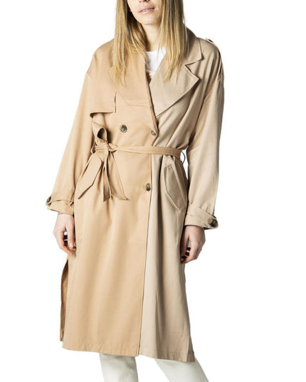 Only Beige Polyester Coat
