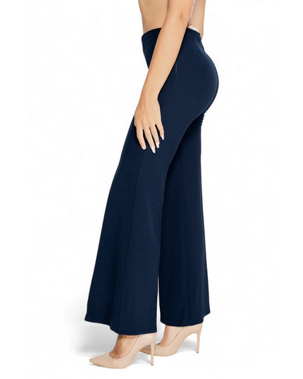 Rinascimento Blue Polyester Casual Pants