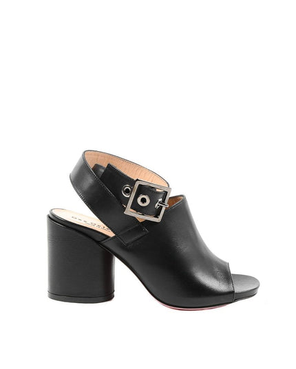 Dee Ocleppo Black Leather High Heel Pumps