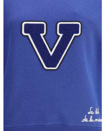 Valentino Blue Cotton Sweatshirt