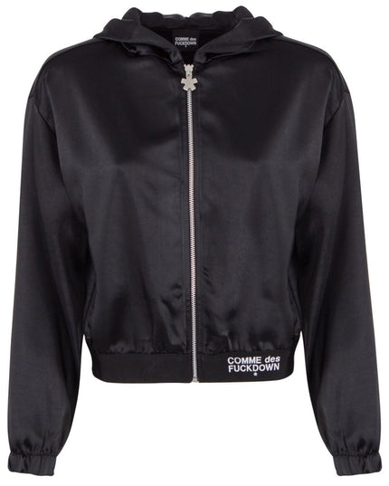 Comme Des Fuckdown Black Polyester Women Jacket