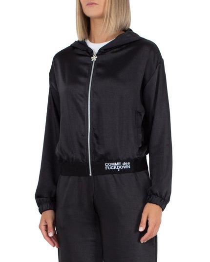 Comme Des Fuckdown Black Polyester Women Jacket