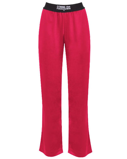 Comme Des Fuckdown Fuchsia Polyester Women Pants
