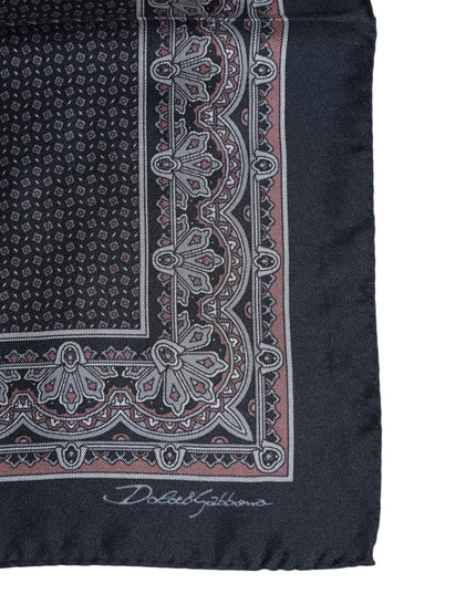 Dolce & Gabbana Multicolor Fantasy Silk Square Foulard Scarf