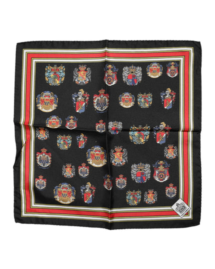 Dolce & Gabbana Multicolor Silk Square Men Foulard Scarf