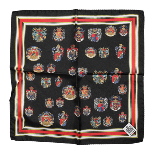 Dolce & Gabbana Multicolor Silk Square Men Foulard Scarf