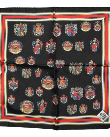 Dolce & Gabbana Multicolor Silk Square Men Foulard Scarf