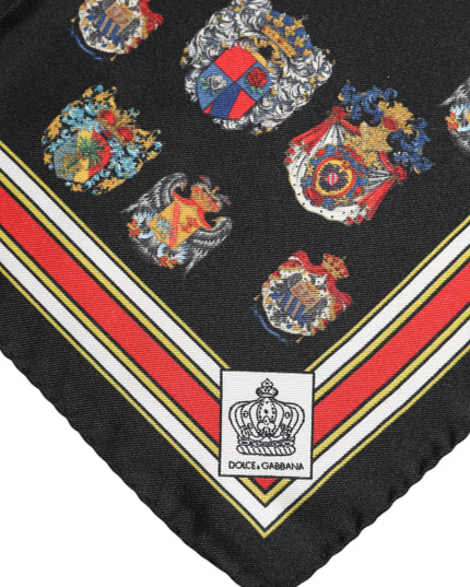 Dolce & Gabbana Multicolor Silk Square Men Foulard Scarf