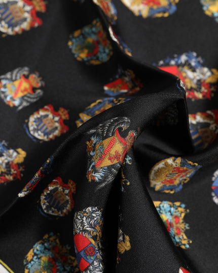 Dolce & Gabbana Multicolor Silk Square Men Foulard Scarf