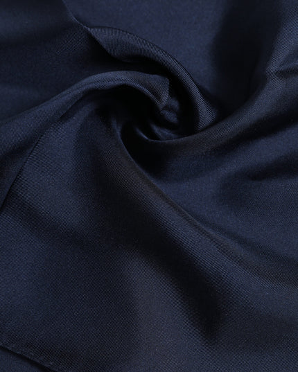 Dolce & Gabbana Dark Blue Silk Square Men Foulard Scarf