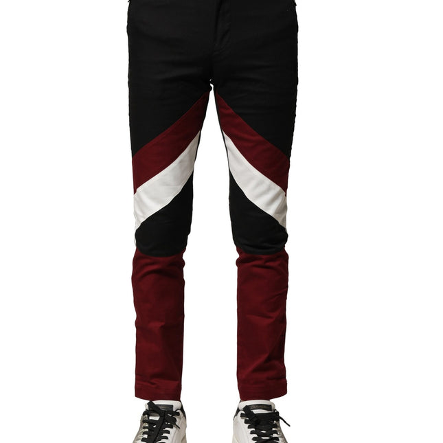 Dolce & Gabbana Multicolor Cotton Jogger Men Pants