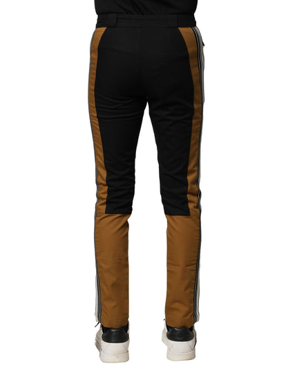 Dolce & Gabbana Multicolor Cotton Slim Fit Men Pants