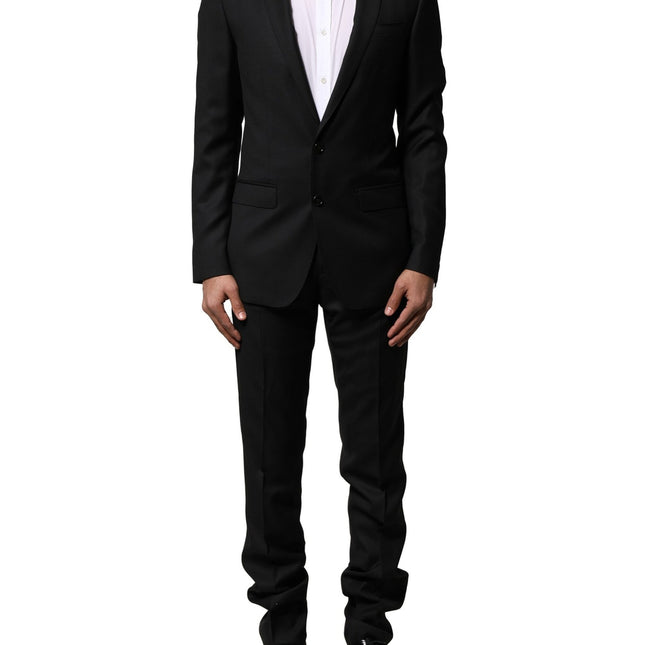 Dolce & Gabbana Blue MARTINI Wool Formal 2 Piece Suit