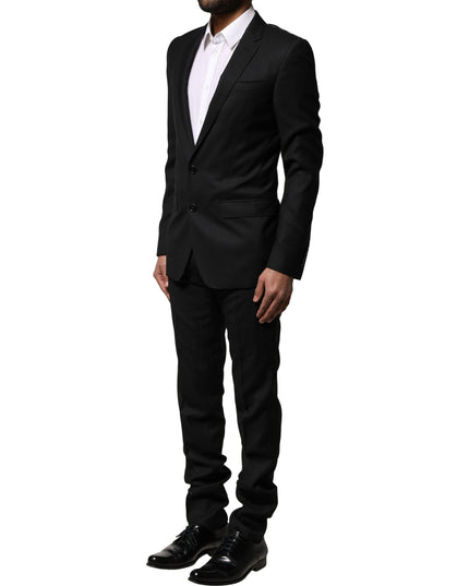 Dolce & Gabbana Blue MARTINI Wool Formal 2 Piece Suit