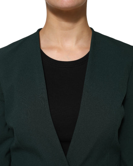 Maison Margiela Green Single Breasted One Button Coat Jacket