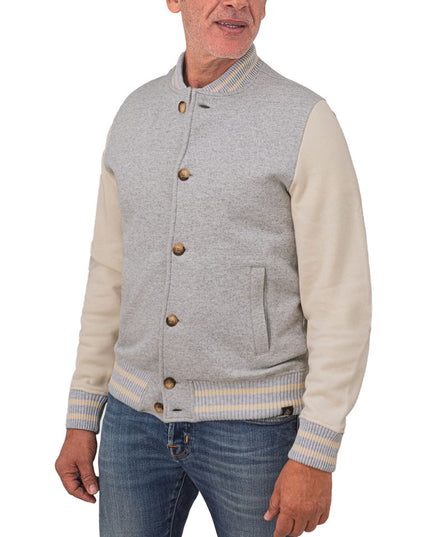 Gran Sasso Gray Cotton Bomber