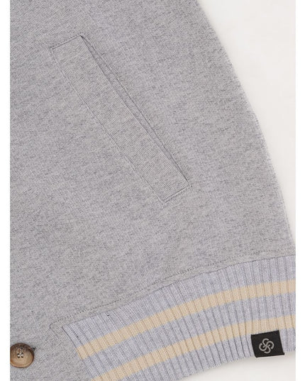 Gran Sasso Gray Cotton Bomber