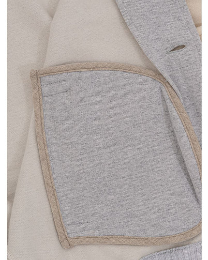 Gran Sasso Gray Cotton Bomber