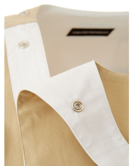 Emporio Armani Brown Cotton T-Shirt