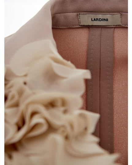 Lardini Gray Polyester Coat