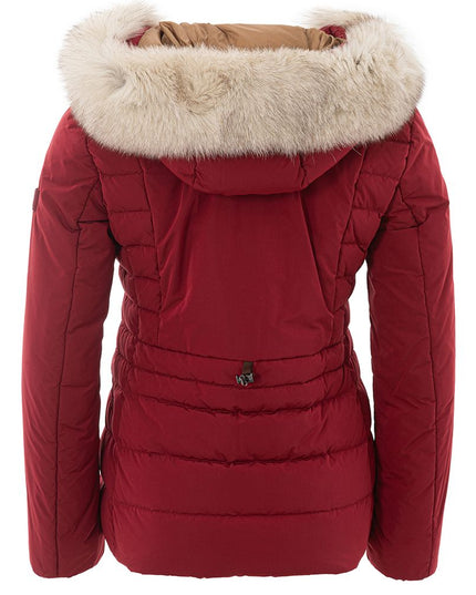 Peuterey Bordeaux Polyester Full-Length Jacket