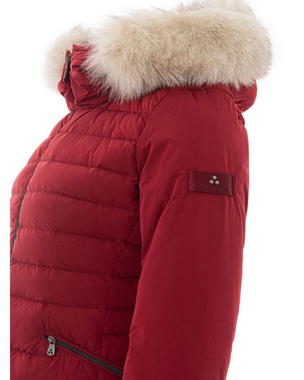 Peuterey Bordeaux Polyester Full-Length Jacket