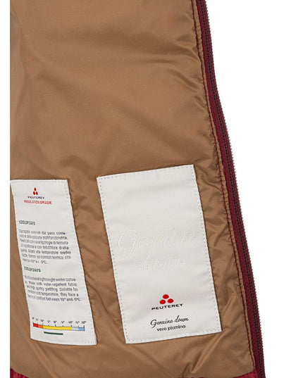 Peuterey Bordeaux Polyester Full-Length Jacket