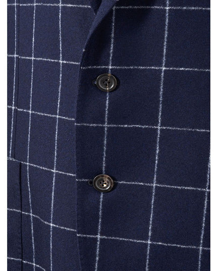 Malo Blue Wool Blazer