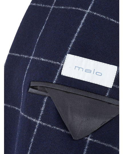 Malo Blue Wool Blazer