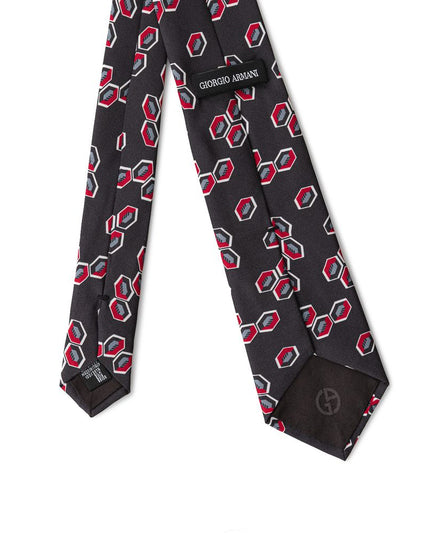 Giorgio Armani Gray Silk Tie