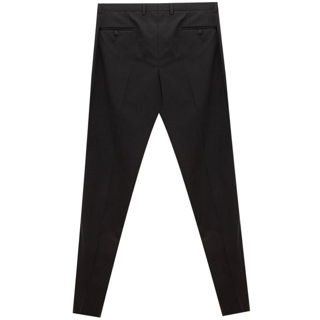 Dolce & Gabbana Black Wool Dress Pants