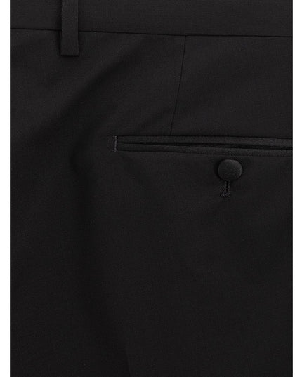 Dolce & Gabbana Black Wool Dress Pants