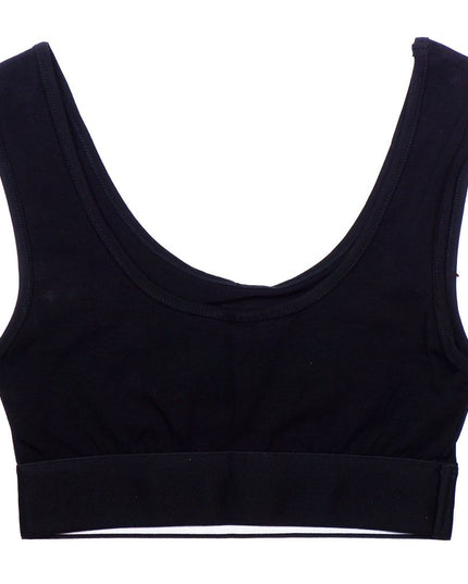 Comme Des Fuckdown Black Cotton Women Top