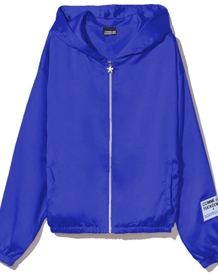 Comme Des Fuckdown Blue Polyester Women Sweater