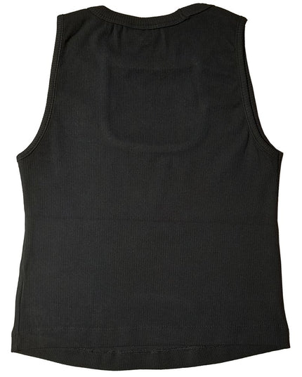 Comme Des Fuckdown Black Cotton Women Top