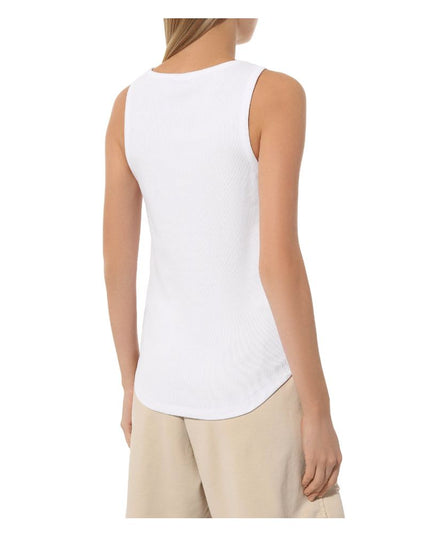Comme Des Fuckdown White Cotton Women Top