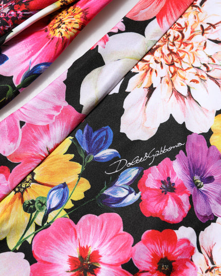 Dolce & Gabbana Multicolor Floral High Waist Leggings Pants