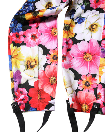 Dolce & Gabbana Multicolor Floral High Waist Leggings Pants