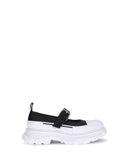 Alexander McQueen Black Rubber Ballet Flats