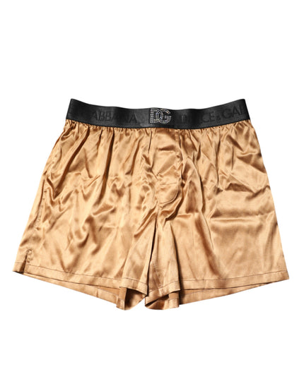 Dolce & Gabbana Beige Men Regular Boxer Eye Mask Set Underwear