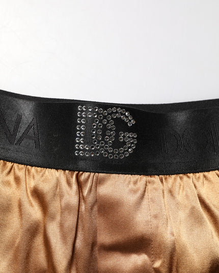 Dolce & Gabbana Beige Men Regular Boxer Eye Mask Set Underwear