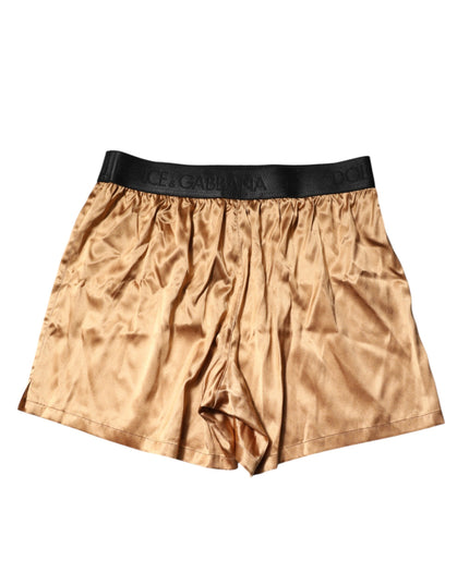 Dolce & Gabbana Beige Men Regular Boxer Eye Mask Set Underwear