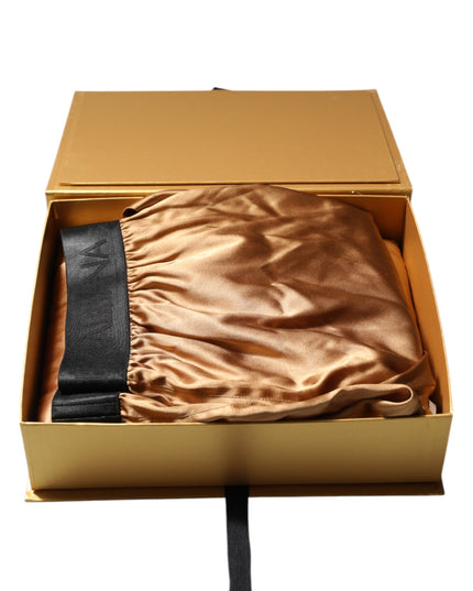 Dolce & Gabbana Beige Men Regular Boxer Eye Mask Set Underwear