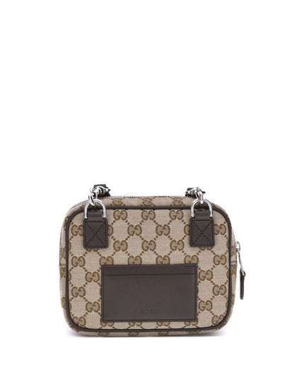 Gucci Brown Polyester Shoulder Bag