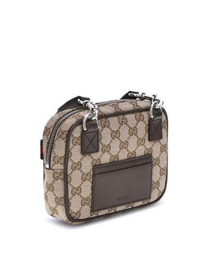 Gucci Brown Polyester Shoulder Bag