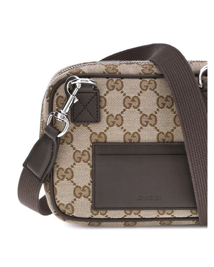 Gucci Brown Polyester Shoulder Bag