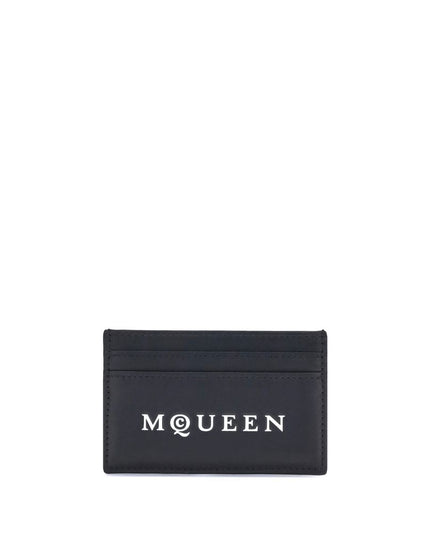 Alexander McQueen Black Calf Leather Bos Taurus Wallet