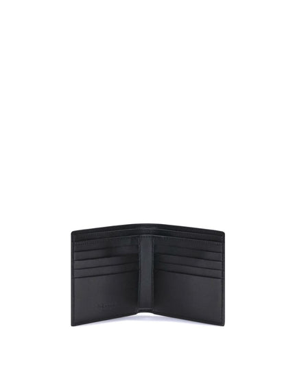 Alexander McQueen Black Calf Leather Bos Taurus Wallet